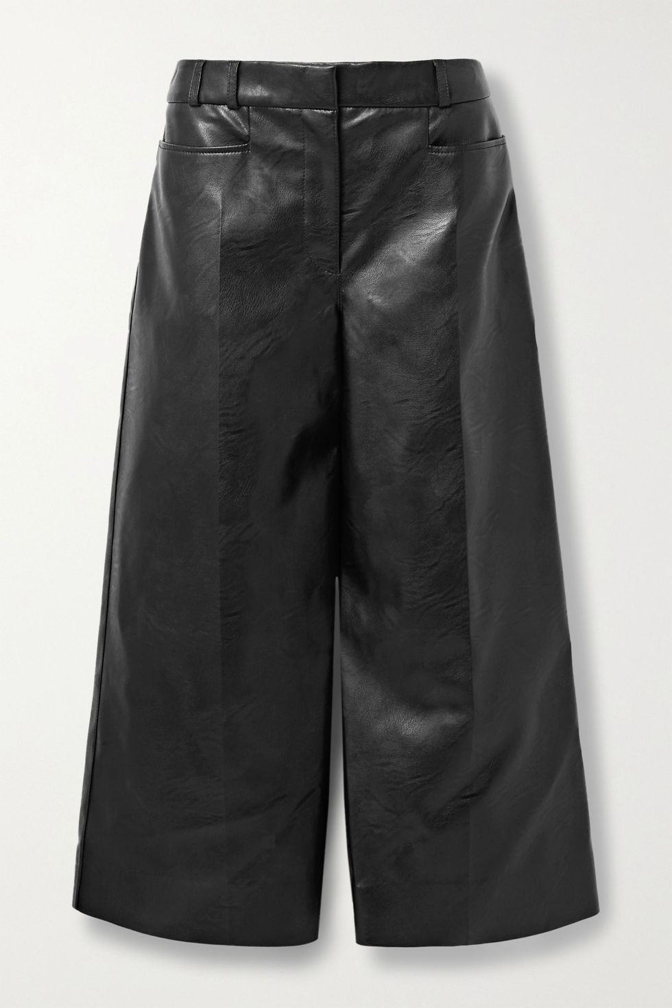 Charlotte vegetarian leather culottes