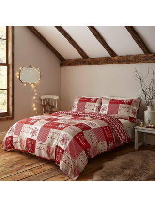 Let It Snow Christmas Duvet Cover Set