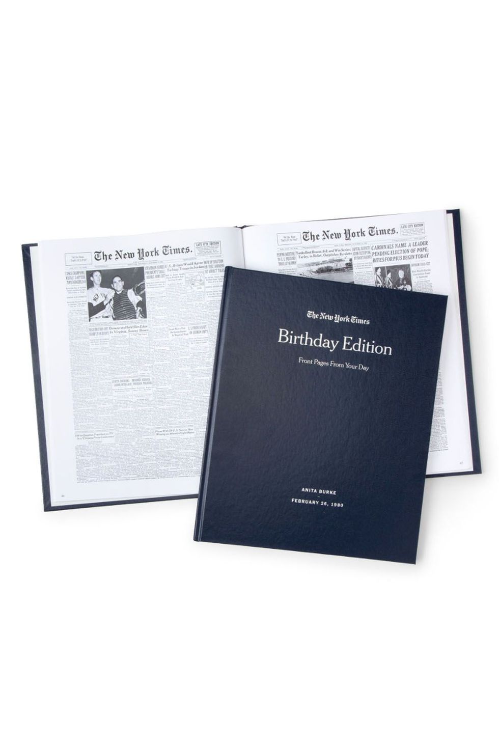 New York Times Custom Birthday Book