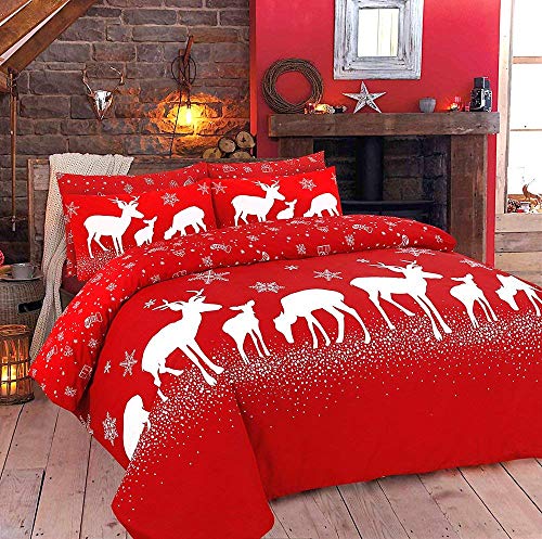 Christmas Duvet Cover Bedding Bed Set