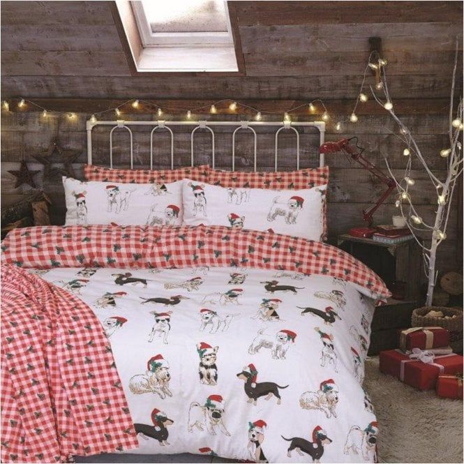 dog pattern duvet cover