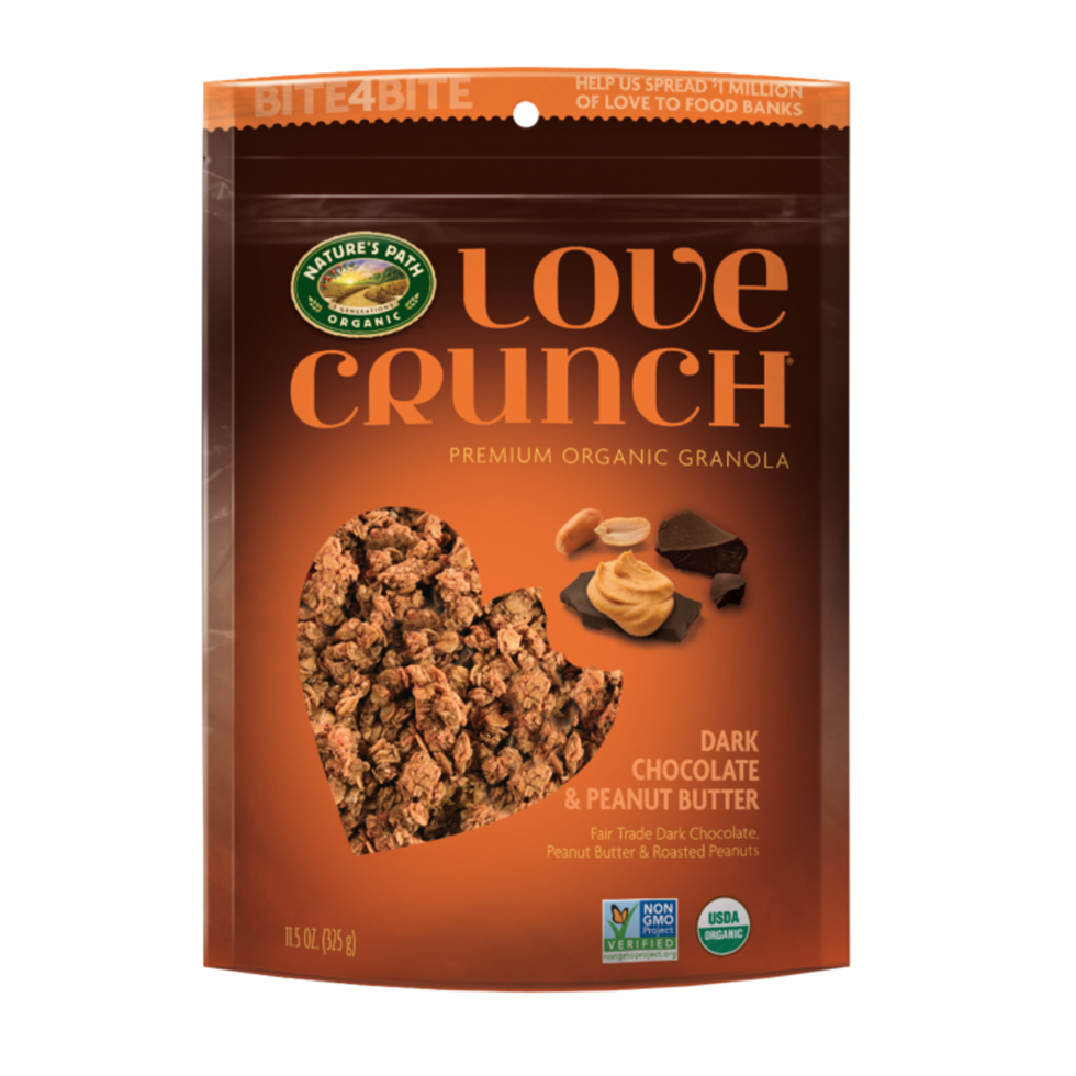 Organic Love Crunch Premium Dark Chocolate & Peanut Butter Granola