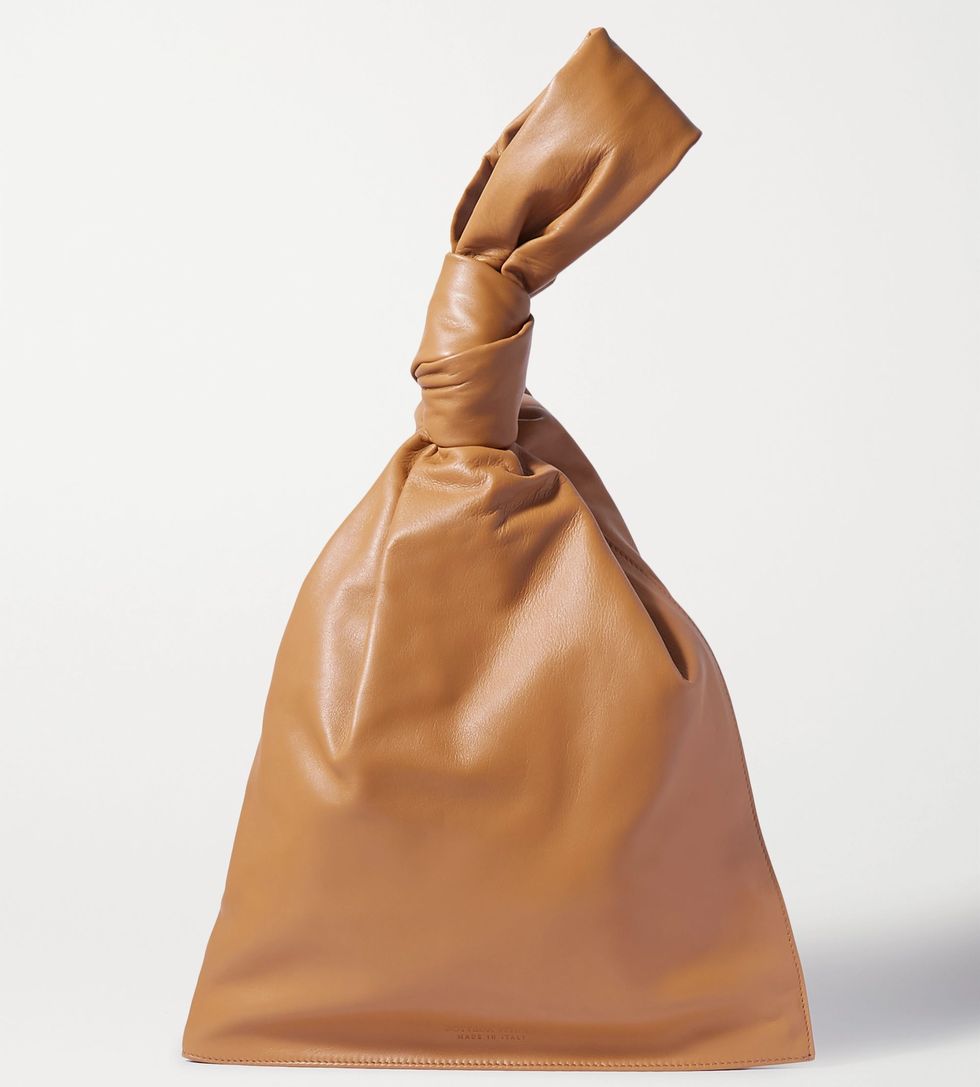 秋冬包推薦：奶茶色造型手提袋