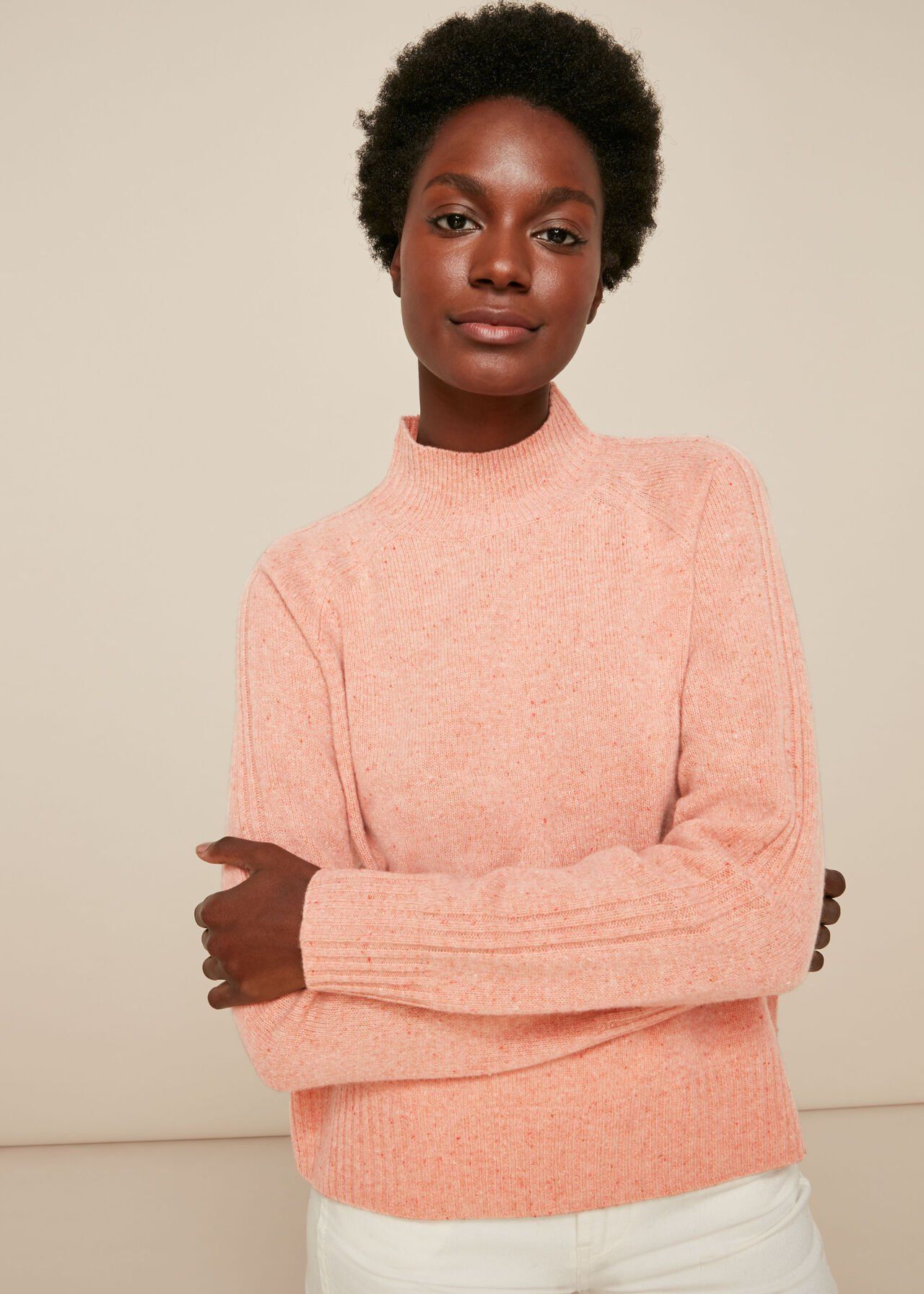 Whistles funnel shop neck jumper