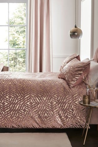 Velvet Metallic Foiled Duvet Set