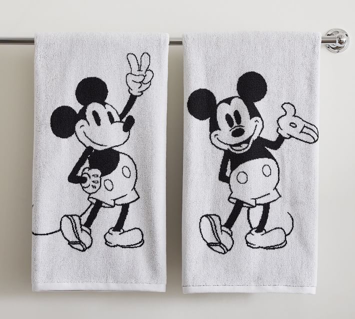 Disney Mickey Mouse Organic Reversible Towels
