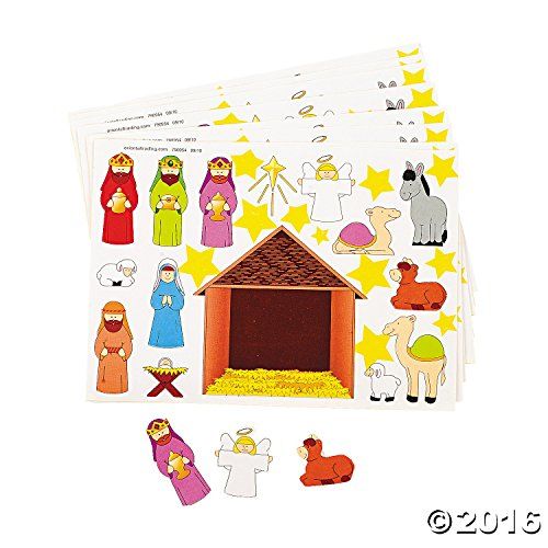 Nativity Scene Sticker Sheets 