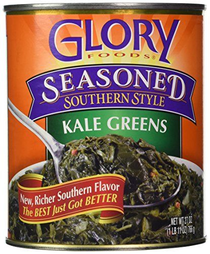 Glory Foods, Seasoned, Kale Greens, 27oz Can