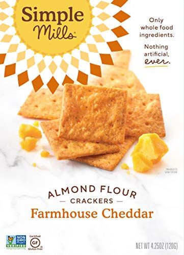 Almond Flour Crackers, Farmhouse Cheddar