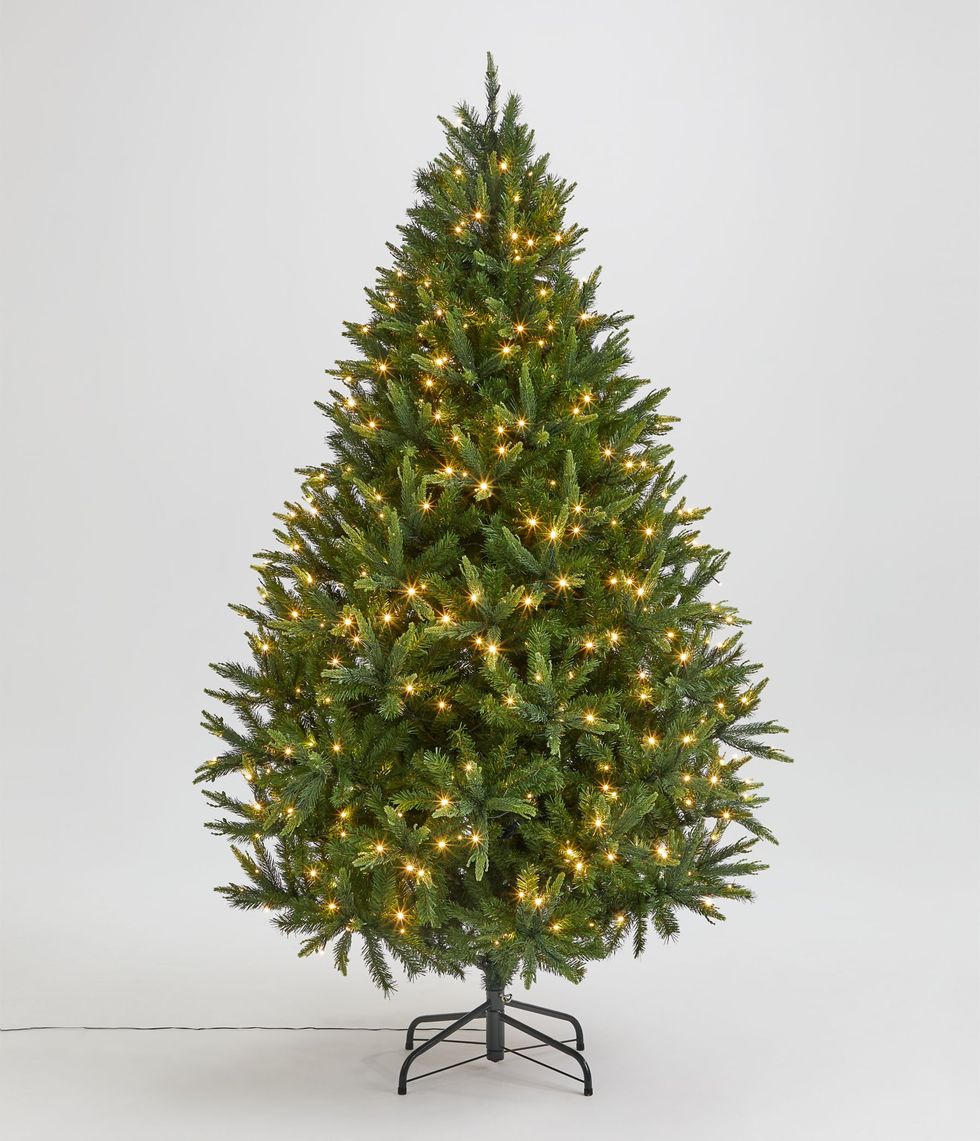 John Lewis & Partners Peardrop Pre-Lit Christmas Tree, 7ft