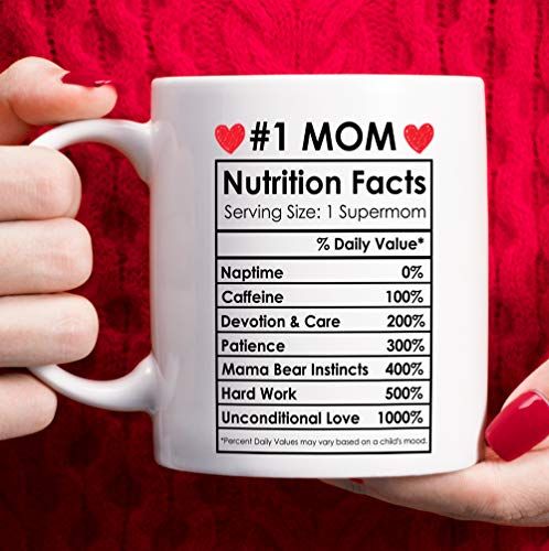 Mom Nutrition Facts Mug 