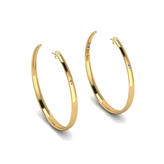 Limited Edition: 3" Gold HOOPS
