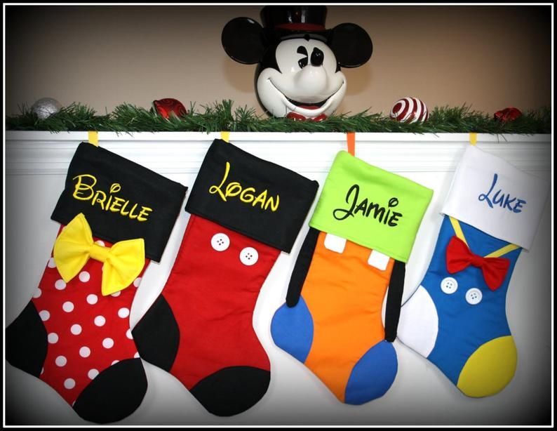 Details about   Disney Mickey Mouse Christmas Stocking Holidays 