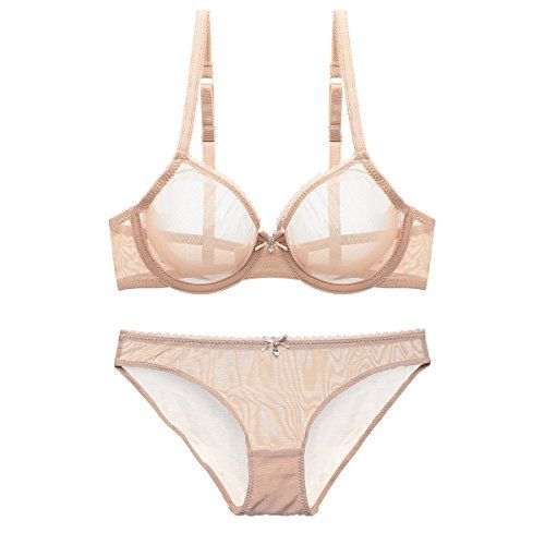 Sheer Lace See-Through Bra and Panty Set, Buy Now Online