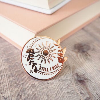 Dr Maya Angelou Enamel Pin