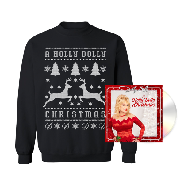 A HOLLY DOLLY CHRISTMAS CREWNECK + CD