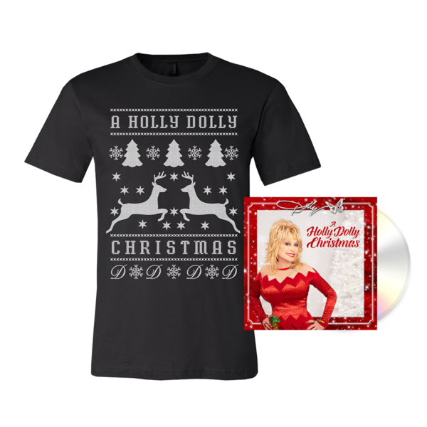 A HOLLY DOLLY CHRISTMAS TEE + CD