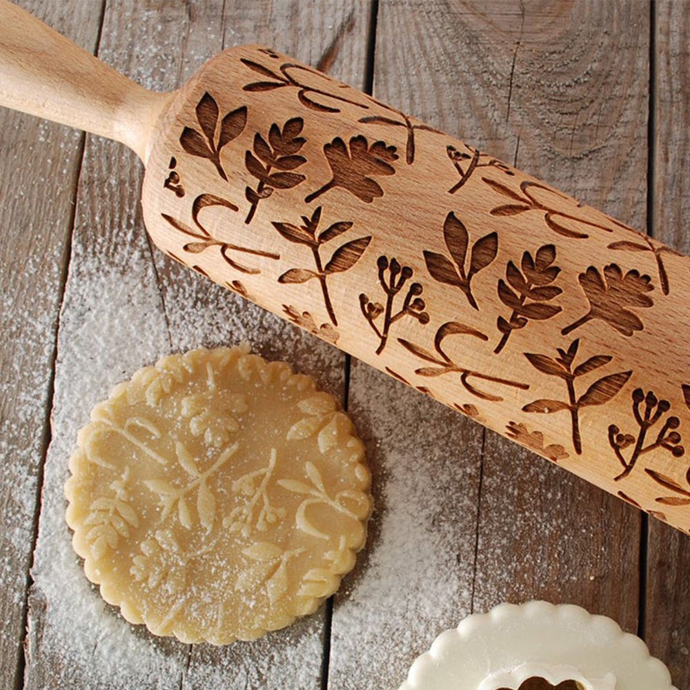 Gift For Mom Custom Gift for Her Personalized Rolling Pin Solid Wood Rolling Pin Mothers Day Gift From Daughter Grandma Gift