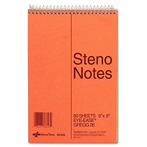 Brown Board Cover Steno Notebook