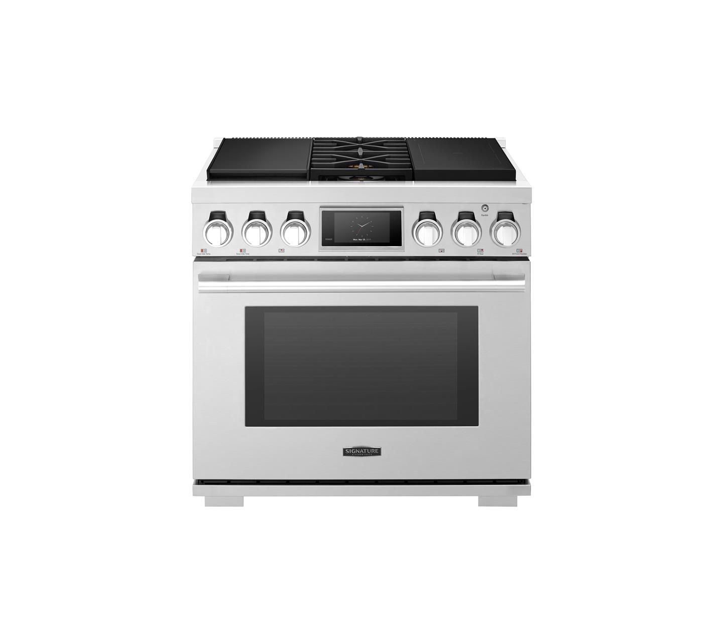 36-inch Dual-Fuel Pro Range with Sous Vide and Induction