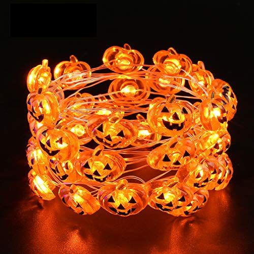 3D Pumpkin LED Light Decoration String Front Porch Halloween Fall Harvest 10x30 