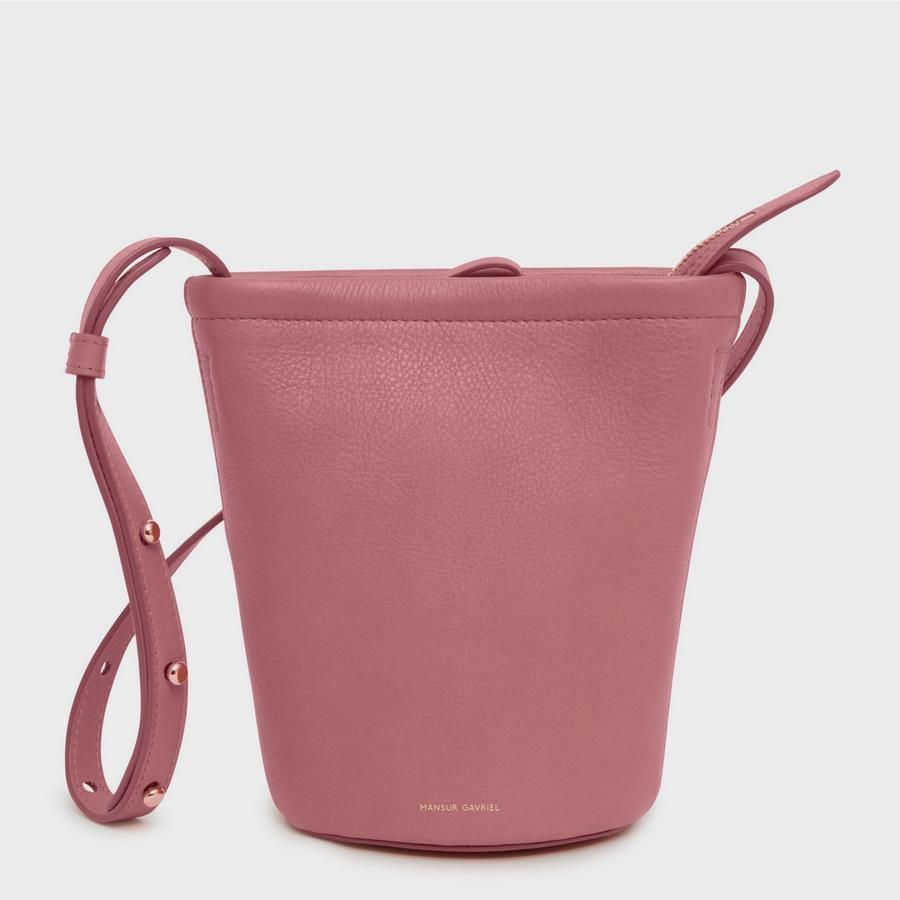 pink mansur gavriel bucket bag 1 – Bay Area Fashionista