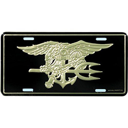 Navy Seal Trident License Plate