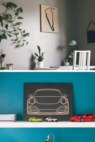 Linear Edge Wood Wall Art Linear Edge Wood Wall Art