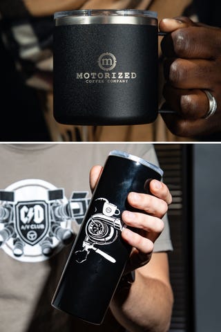Motorized Coffee Drinkware Motorized Coffee Drinkware