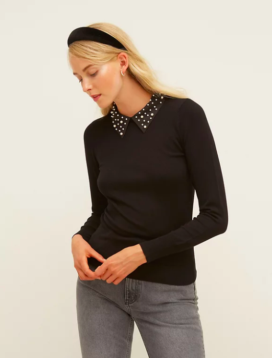 ladies pearl jumper