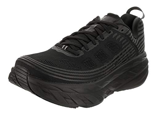 HOKA ONE ONE Mens Bondi 6 Black/Black Running Shoe 