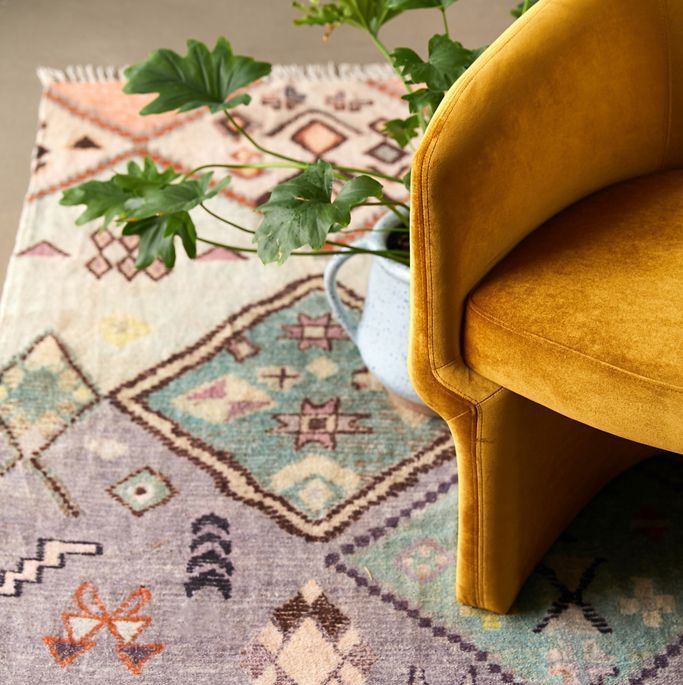 Urban Outfitters + Aziza Printed Chenille Rug