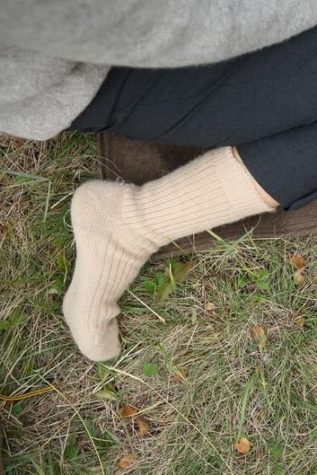 Organic Camel Wool Socks