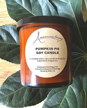 Pumpkin Pie Scented Soy Candle
