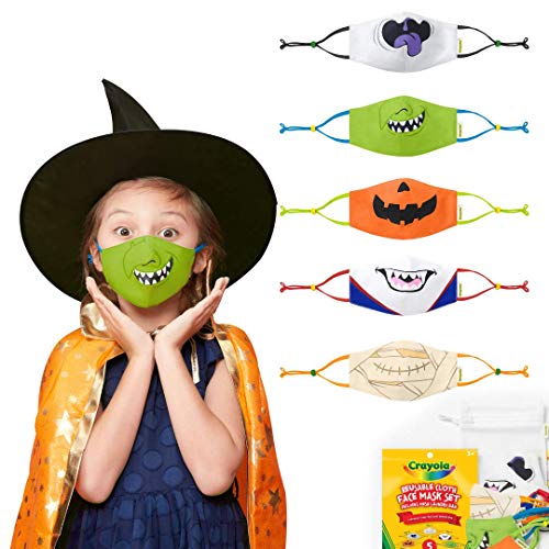 Reusable Cloth Kids Face Mask Set
