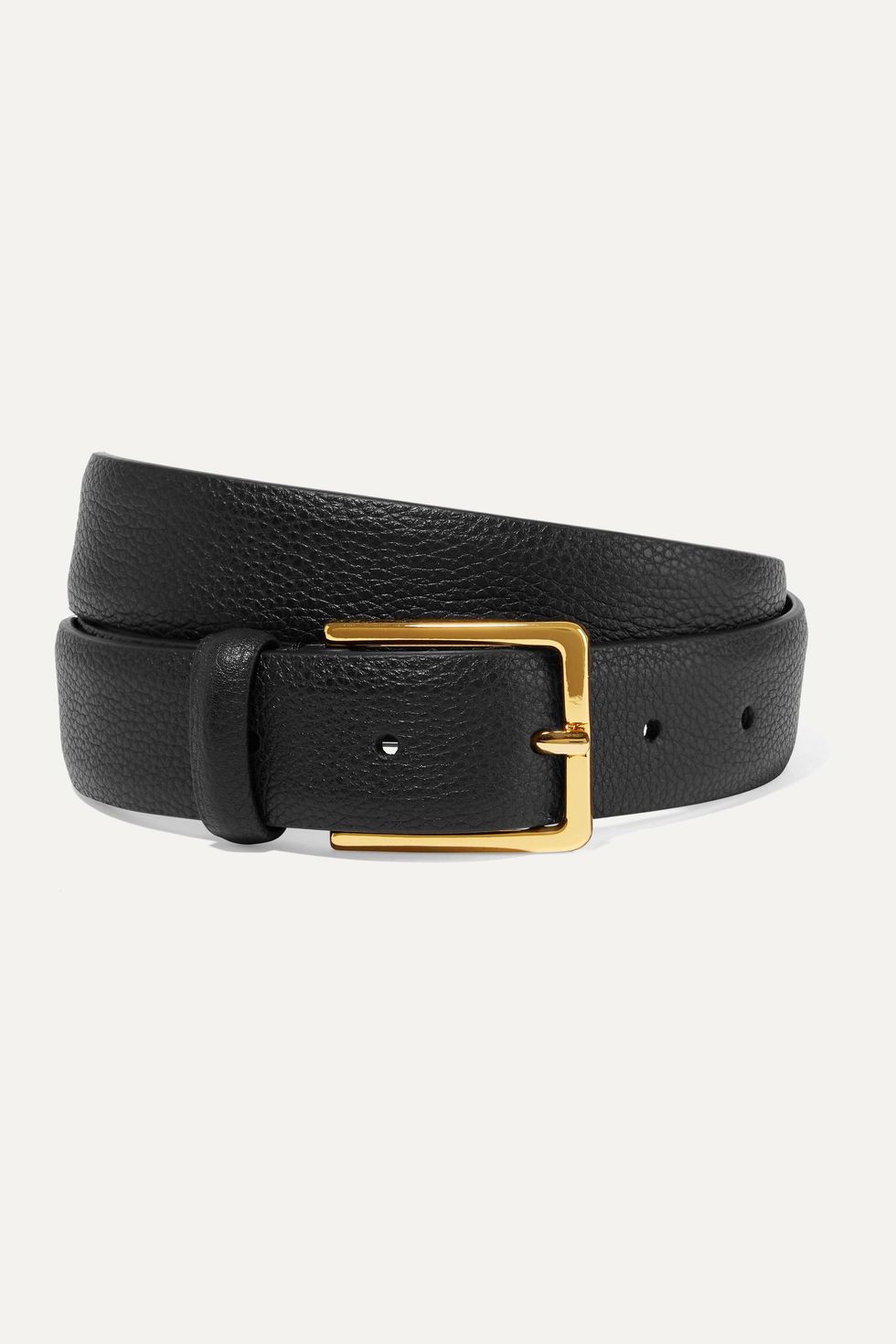 Textured-leather belt