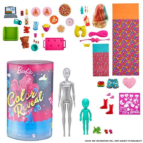 Barbie Ultimate Color Reveal Slumber Party Fun