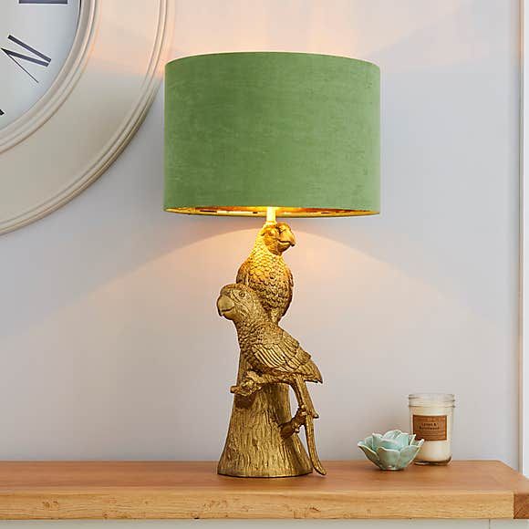 dunelm leopard lamp