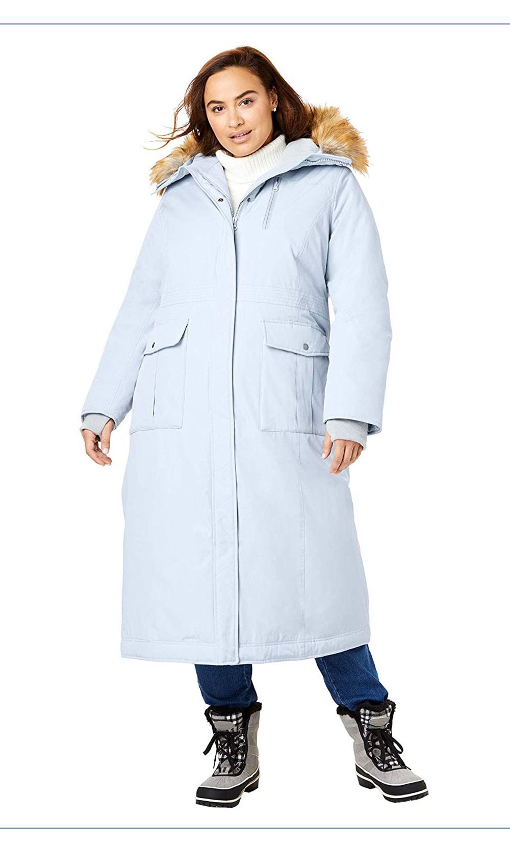 Women's Winter Coat Ladies New Hooded Warm Padded jacket Plus Size JBC Branded 