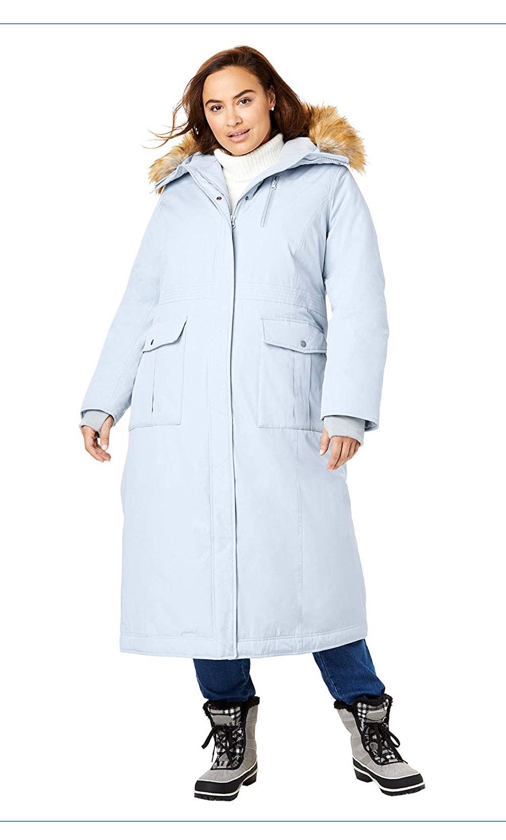 plus size women's winter parkas