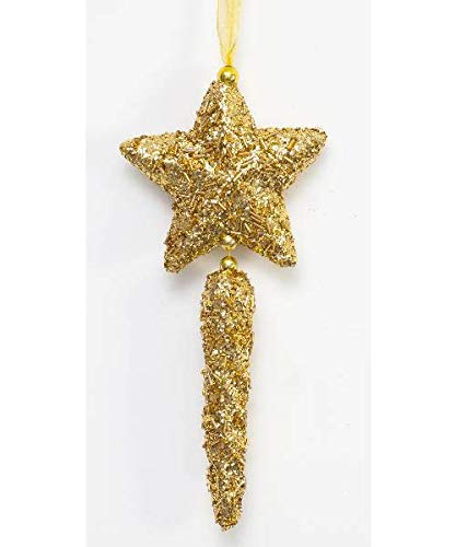 La stella di Natale per decorazioni gold