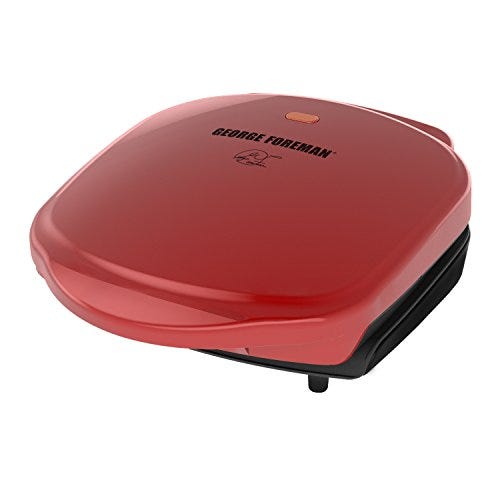 2-Serving Classic Plate Electric Indoor Grill
