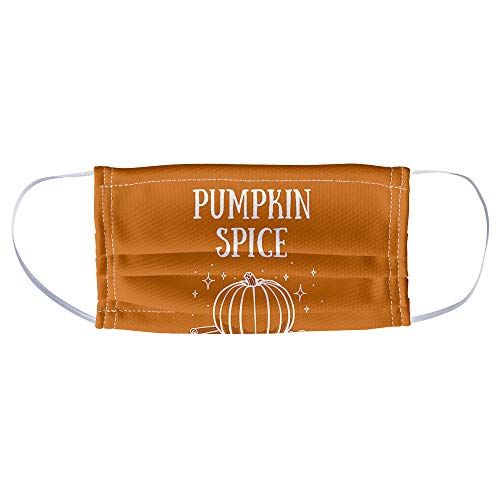 Pumpkin Spice Reusable Face Mask Covering