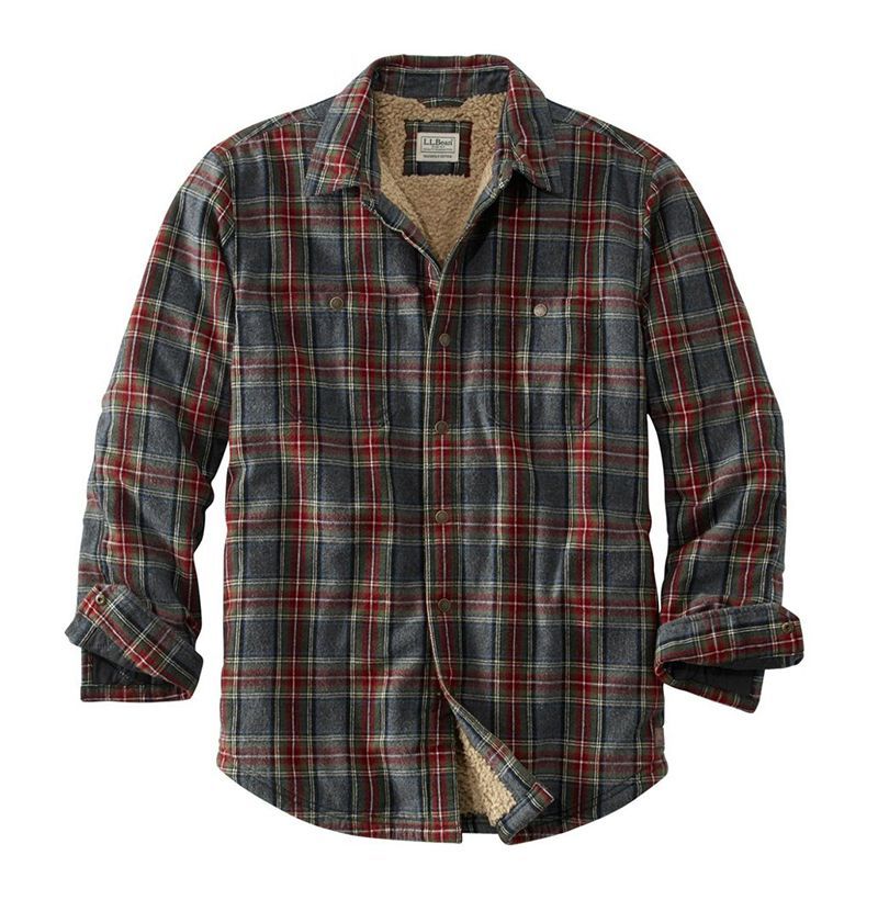 sherpa flannel jacket