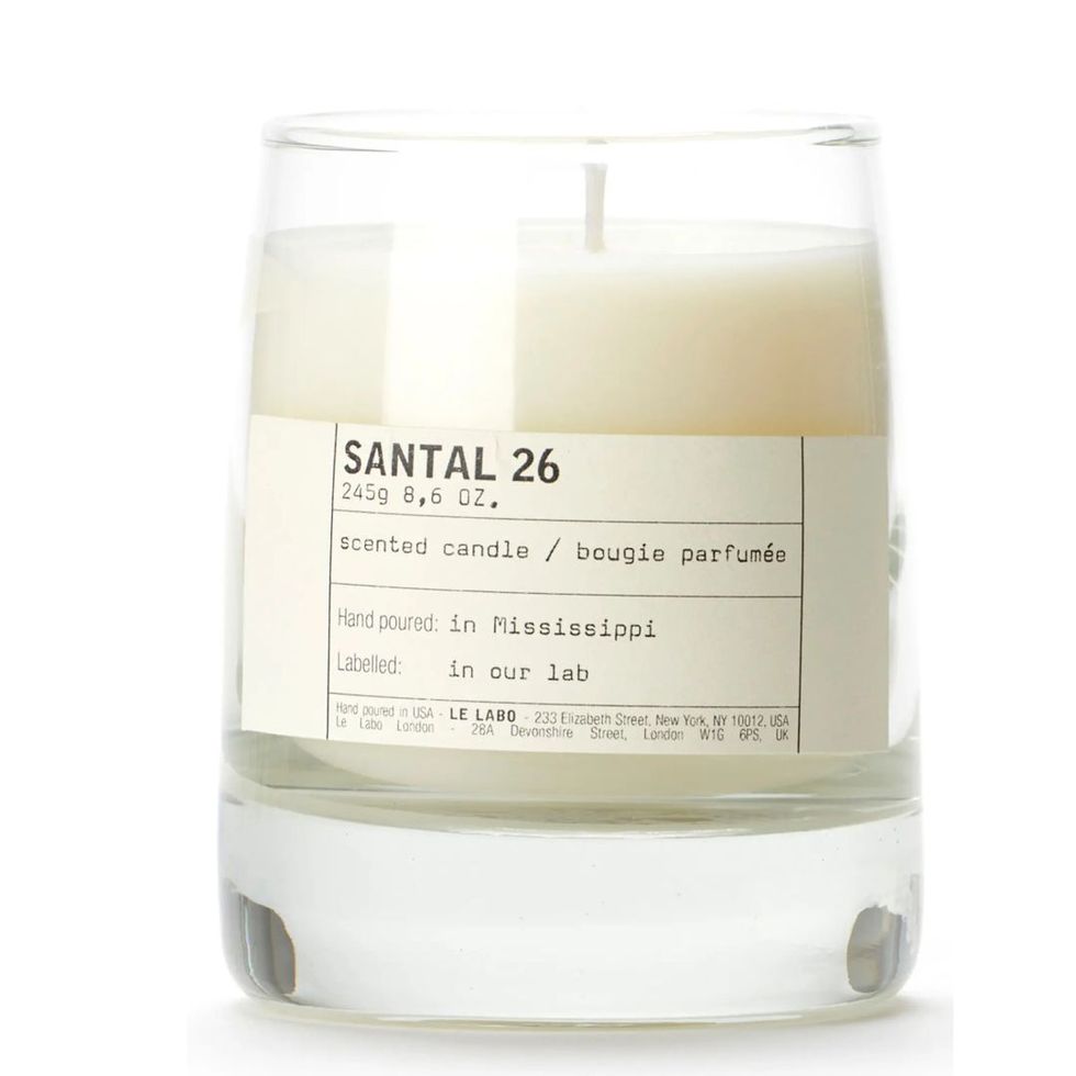 琥珀木質調香氛蠟燭﻿推薦２：Le Labo－Santal 26 經典蠟燭