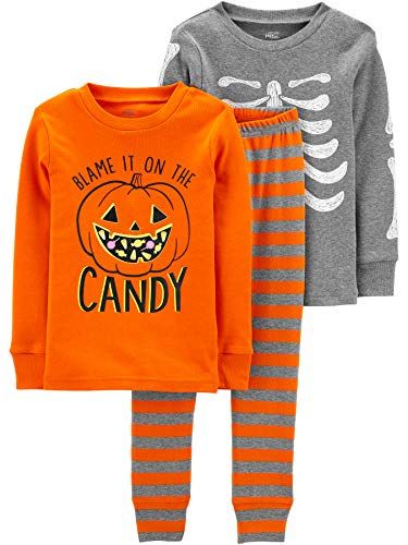 Toddler 3-Piece Cotton Halloween Pajama Set