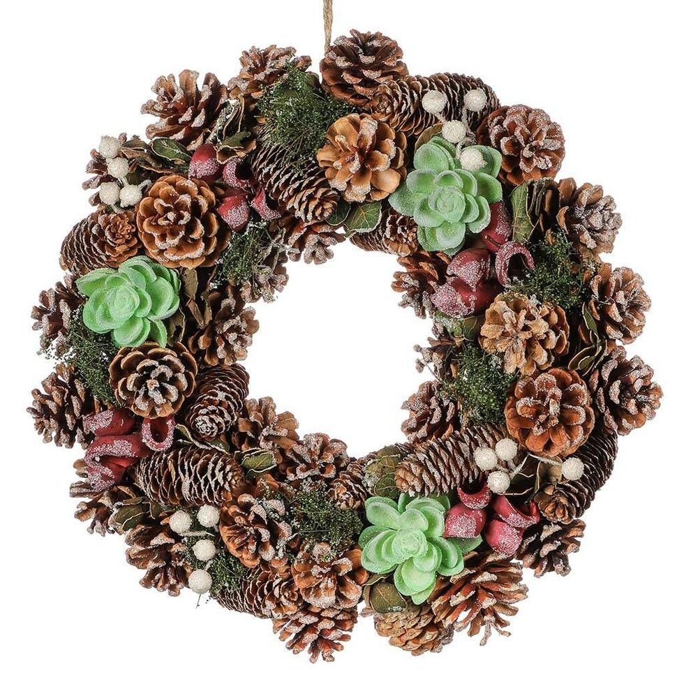 Personalised Luxury Succulent Christmas Wreath