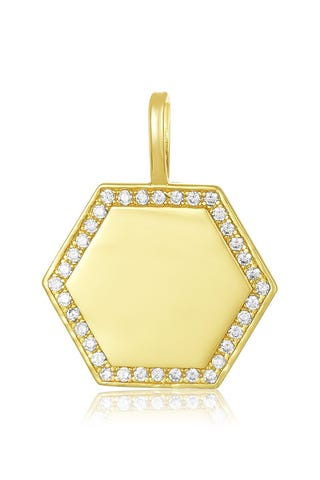 ICONS Hexagon Engravable Charm