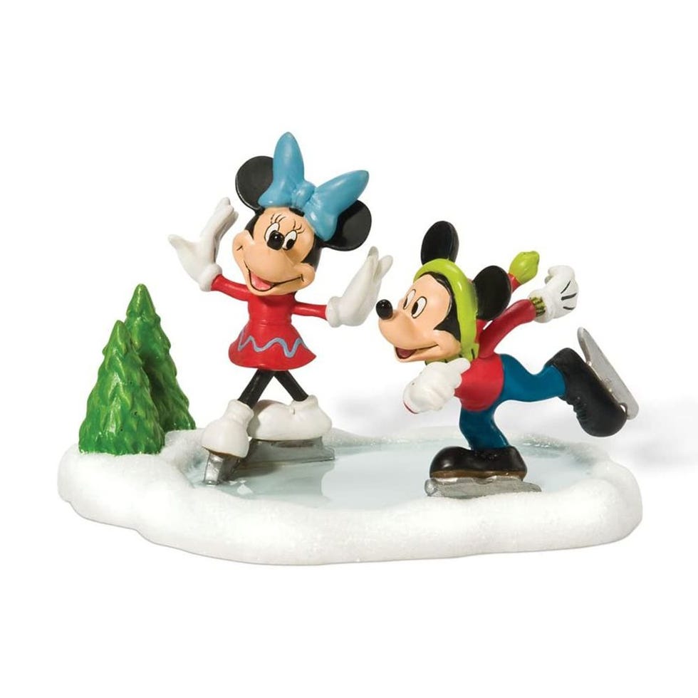 Mickey and Minnie Ice Skating