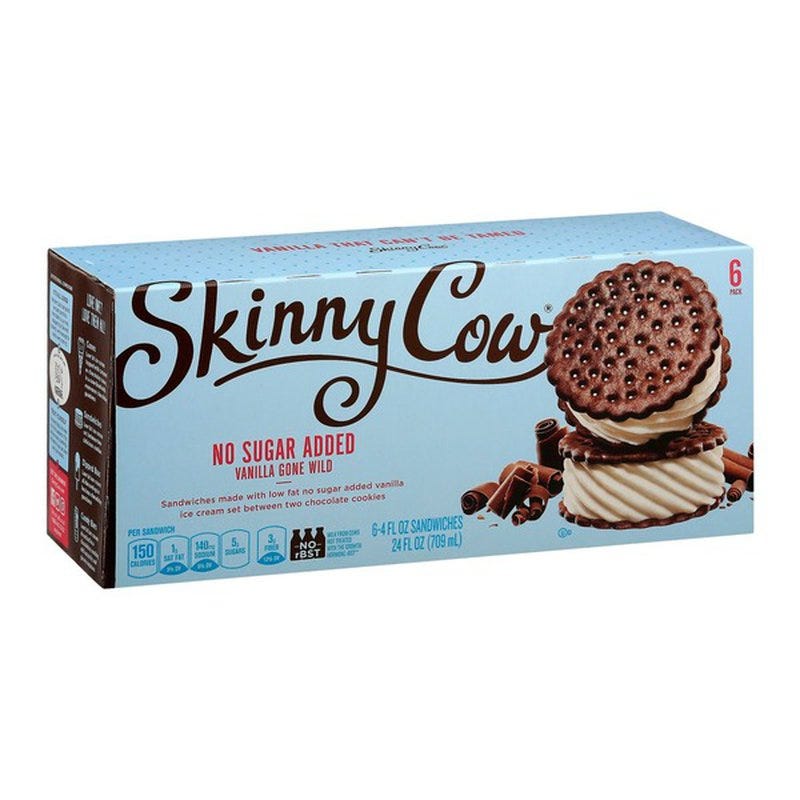 No Sugar Added Vanilla Gone Wild Ice Cream Sandwiches
